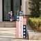 Glitzhome® 36.25" Lighted Wood Patriotic Firecracker Porch Décor